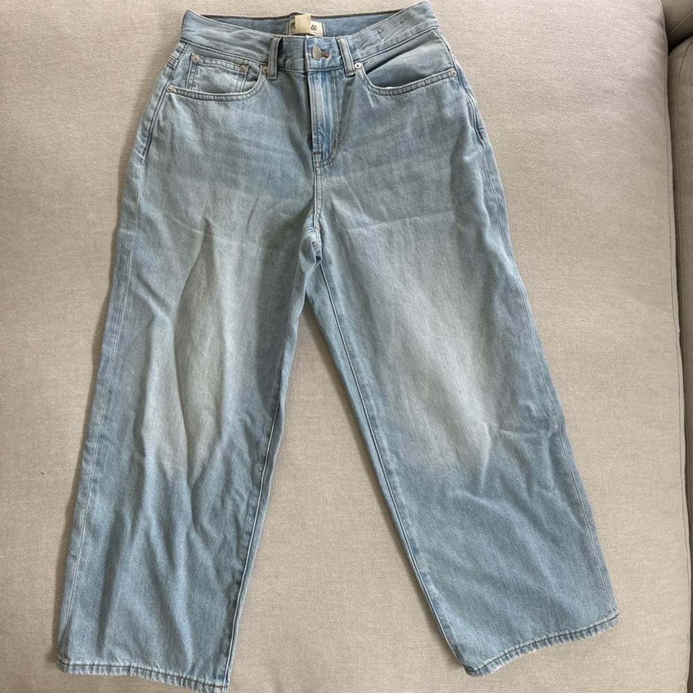 Madewell The Petite Perfect Vintage Wide-Leg Crop Jean